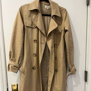 APC trench coat size small beige